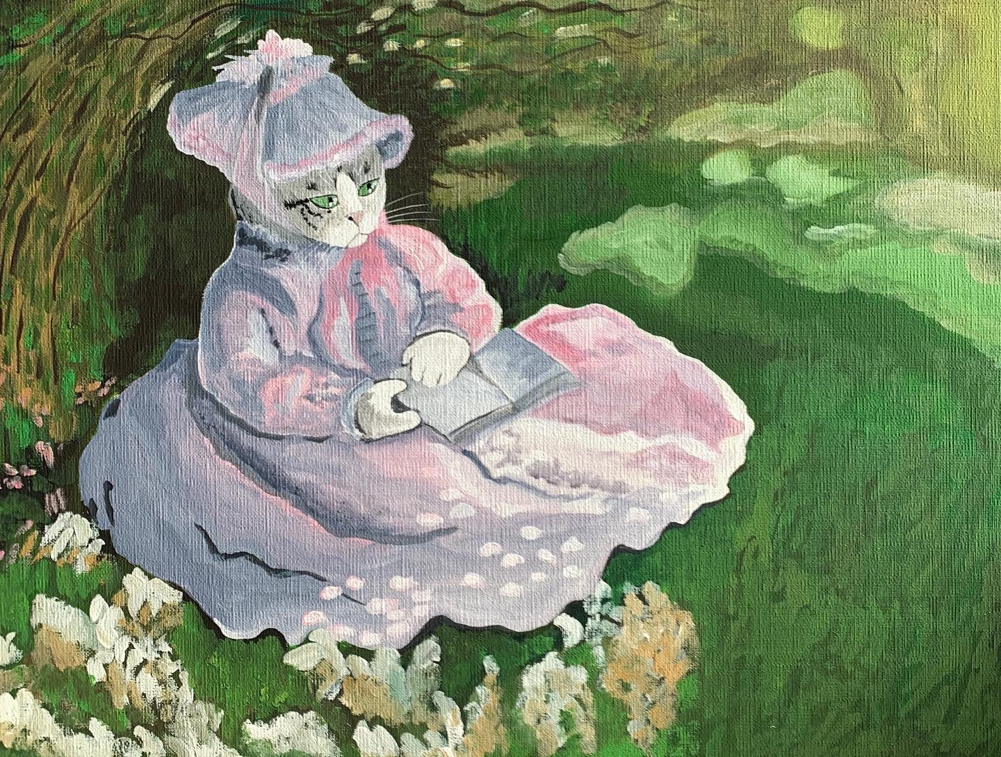 クロード・モネ 「読書する女」/ 松田 信久