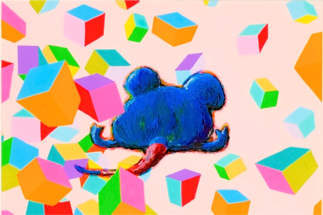 青いお尻でフーフー / nezmizm.